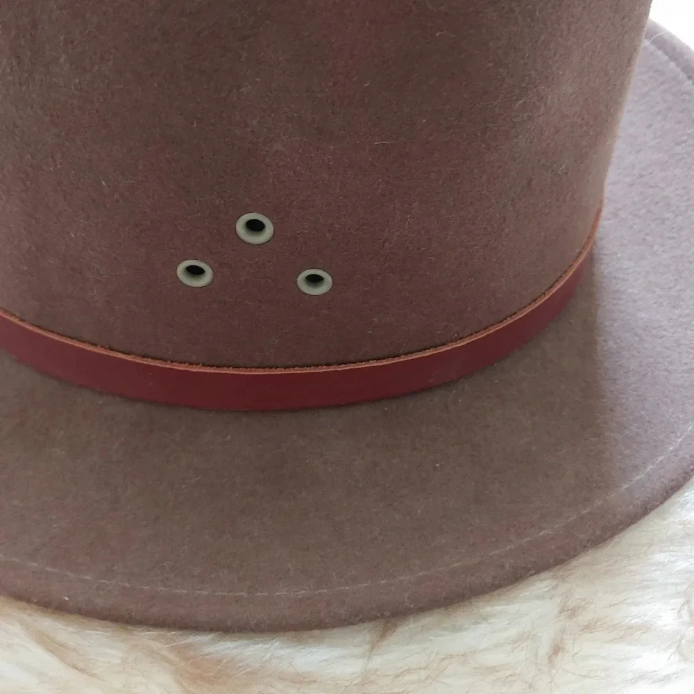 Country Gentleman ~ Lite Felt 100% Wool Safari Hat  Brown Men Size Large